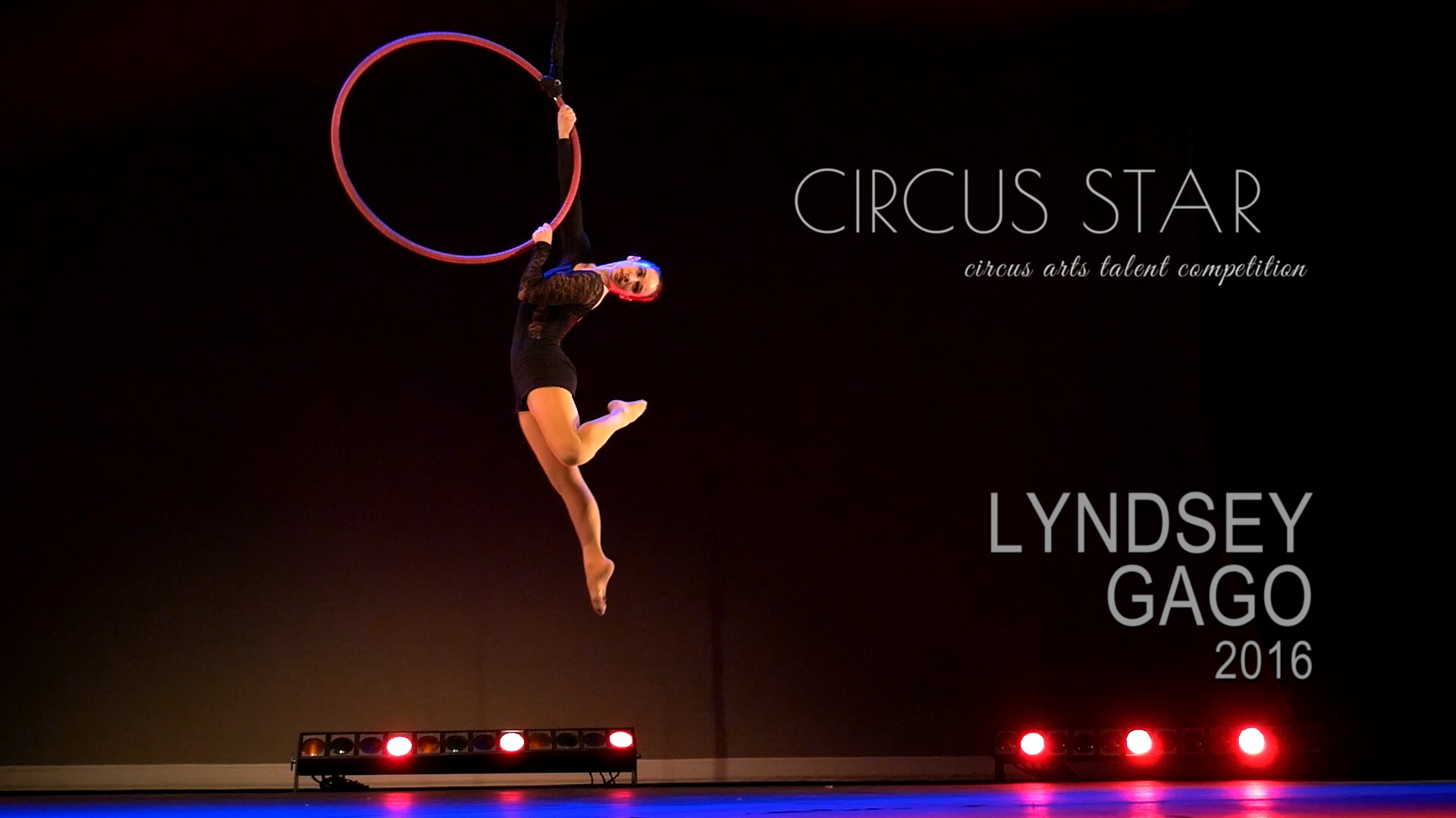 Lyndsey Gago, aerial hoop, Circus Star USA 2016 performer